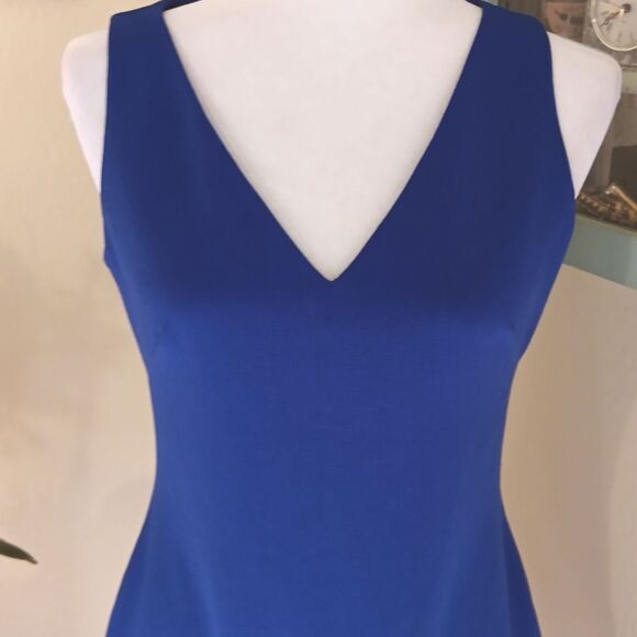Eliza J Royal Blue Dress. Tiered Hem. Tango. - Picture 3 of 13